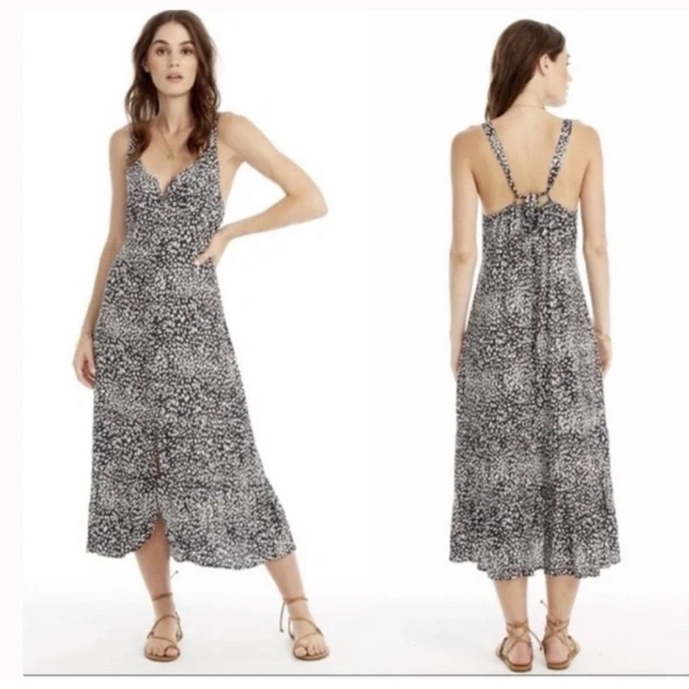 Saltwater Luxe Breezy indigo midi dress